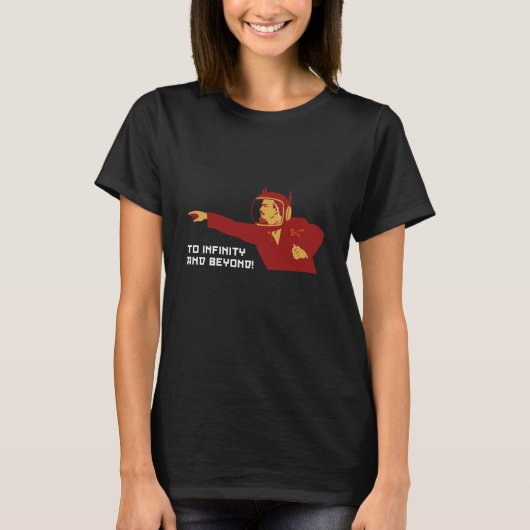 Tot oneindig en verder t-shirt (Voorkant)
