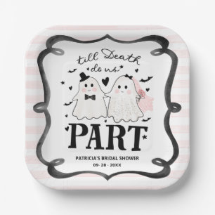 Tot Ons Ons Overlijden Halloween Bruiloft Feest   Papieren Bordje