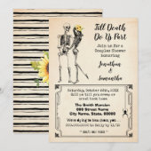 Tot onze dood delen we koppels onder het doucheste kaart (Voorkant / Achterkant)