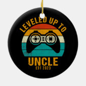 Tot oom 2023, leuk om oom te worden keramisch ornament (Achterkant)