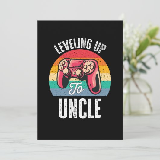 Tot oom verheffen kaart (Staand voorkant)