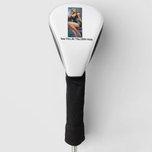 Tot op het 19e hole golfheadcover