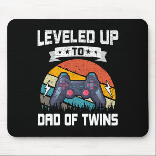 Tot pap van Twins Video Gamer Gaming Muismat