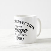  tot perfectioneer ouderdom grappig koffiemok (Voorkant rechts)