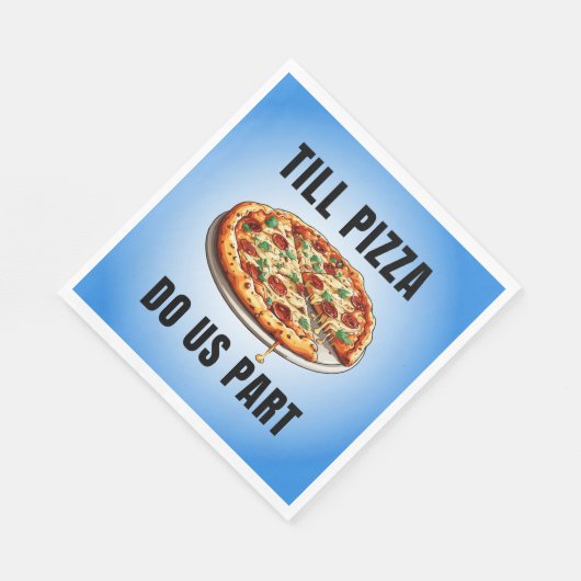 Tot pizza ons deel servet (Hoek)