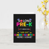 Tot Pre K kleuterschool hier afgestudeerd laatste Kaart (Gele Bloem)