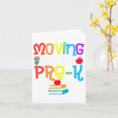 Tot Pre-K Teacher Student Kind Afstuderen Kaart (Gele Bloem)