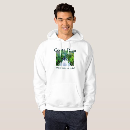 Tot Quién helemaal niet, Costa Rica! Hoodie (Voorkant volledig)