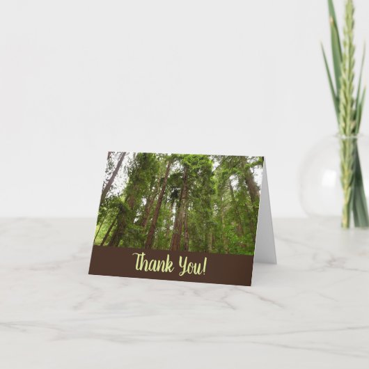 Tot Redwoods I Bedankkaart (Voorkant)