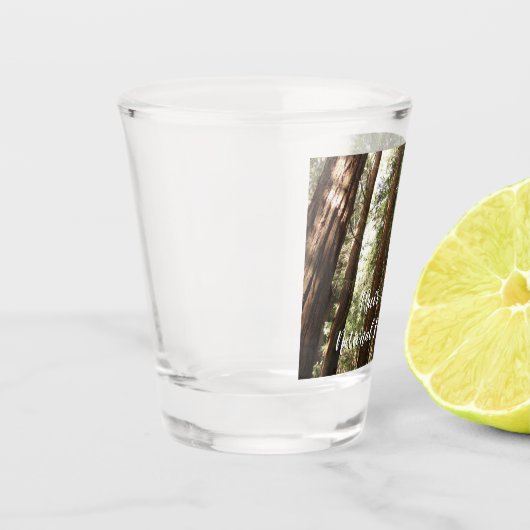 Tot Redwoods II in Muir Bossen National Monument Shot Glas (Links)