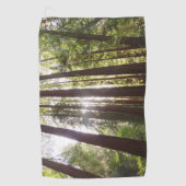 Tot Redwoods in de Ochtend Golfhanddoek (Voorkant)