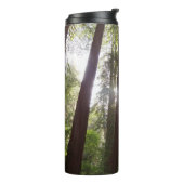 Tot Redwoods in de ochtend Thermosbeker (Gedraaid links)