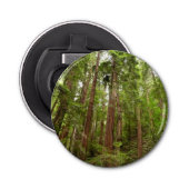 Tot Redwoods in Muir Bossen National Monument Button Flesopener (Voorkant)