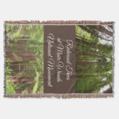 Tot Redwoods in Muir Bossen National Monument Deken (Voorkant)