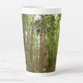 Tot Redwoods in Muir Bossen National Monument Latte Mok (Voorkant)