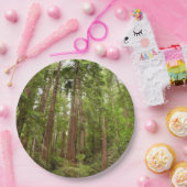 Tot Redwoods in Muir Bossen National Monument Papieren Bordje (Feest)