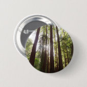 Tot Reuzenbomen in de Ochtend Ronde Button 5,7 Cm (Voorkant /achterkant)
