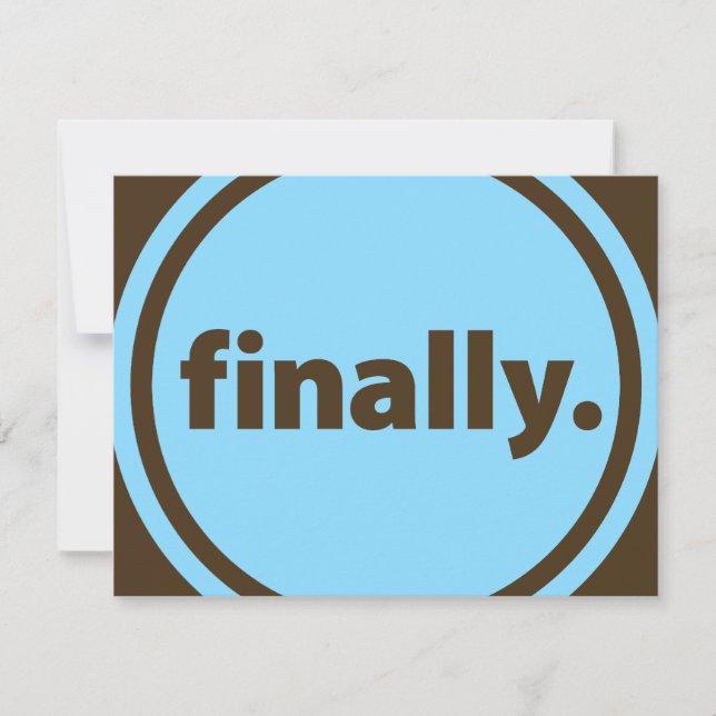 Tot slot. (Voorkant)