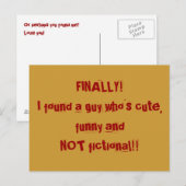 Tot slot briefkaart (Voorkant / Achterkant)