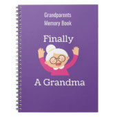 Tot slot een Grandma Memory Book Notitieboek (Voorkant)