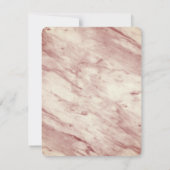 Tot slot een partij Eenvoudige Tekst Marsala Minim Save The Date (Achterkant)