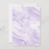 Tot slot foto van Gold Script Lavender Archway Save The Date (Achterkant)