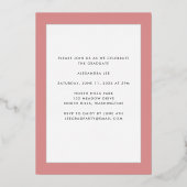 Tot slot Gold Foil over de aankondiging van Roos A (Achterkant)