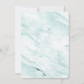 Tot slot Gold Script Emerald Armed-foto Save The Date (Achterkant)