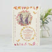 Tot slot Herfst Foto Uitnodiging (Staand voorkant)