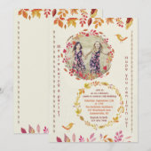 Tot slot Herfst Foto Uitnodiging (Voorkant / Achterkant)