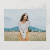 Tot slot het Afstuderen van de Foto Dank u Briefka Briefkaart (Voorkant)