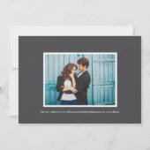 Tot slot het Manuscript van de Calligrafie van de Save The Date (Achterkant)