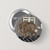 Tot slot Housebroken Ronde Button 5,7 Cm (Voorkant /achterkant)