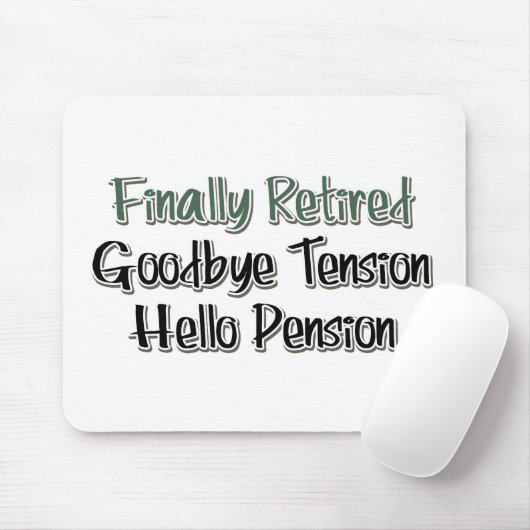 Tot slot in ruste: Vaarwel spanning, Hallo pensio Muismat (Met muis)