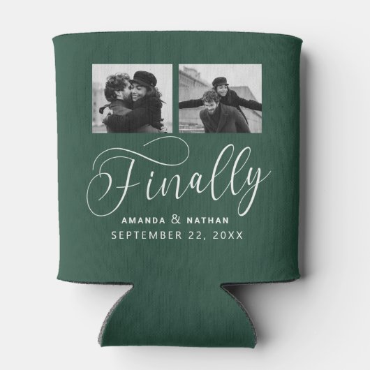 Tot slot Minimalistisch Weddenschap 2 Foto sparen  Blikjeskoeler (Achterkant)