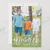 Tot slot officieel onze 2 Fotogoedkeuring Aankondiging (Voorkant)