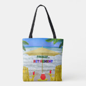 Tot slot...Pensioenuitkering Tote Bag (Achterkant)