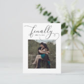 Tot slot sparen de Aankondiging van de Foto van de (Staand voorkant)