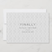 Tot slot sparen de datumaankondiging save the date (Voorkant)