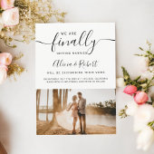 Tot slot sparen het datummanuscript eenvoudige chr save the date