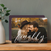 Tot slot | Volledige foto-Verloving Aankondiging