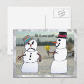 Tot sneeuw goed briefkaart (Voorkant / Achterkant)