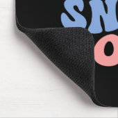 Tot Sneeuw Goed Fun Winter Ontwerp Muismat (Hoek)