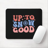 Tot Sneeuw Goed Fun Winter Ontwerp Muismat (Met muis)