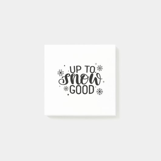 Tot sneeuw goed Funny kerst winter sneeuwvlok Post-it® Notes (Voorkant)