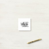 Tot sneeuw goed Funny kerst winter sneeuwvlok Post-it® Notes (Op bureau)