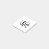 Tot sneeuw goed Funny kerst winter sneeuwvlok Post-it® Notes (Schuin)