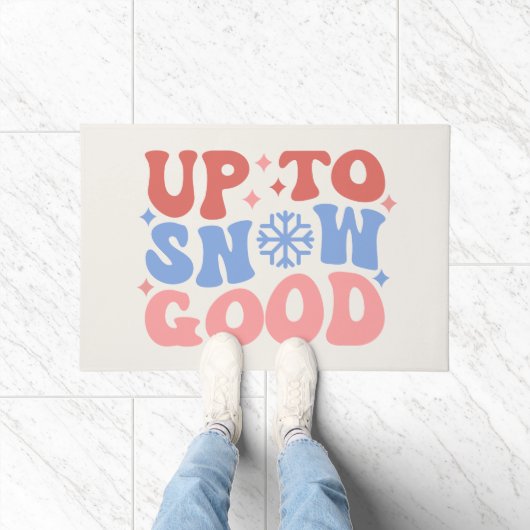 Tot Sneeuw Goed - Leuk Winter Design Deurmat (Binnen)