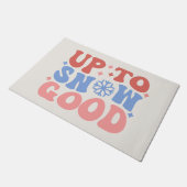 Tot Sneeuw Goed - Leuk Winter Design Deurmat (Schuin)