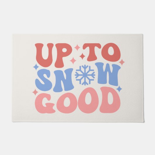 Tot Sneeuw Goed - Leuk Winter Design Deurmat (Voorkant)